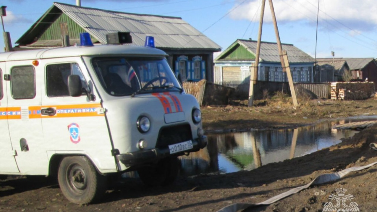 МЧС предупредило о возможном подтоплении домов на севере Омской области