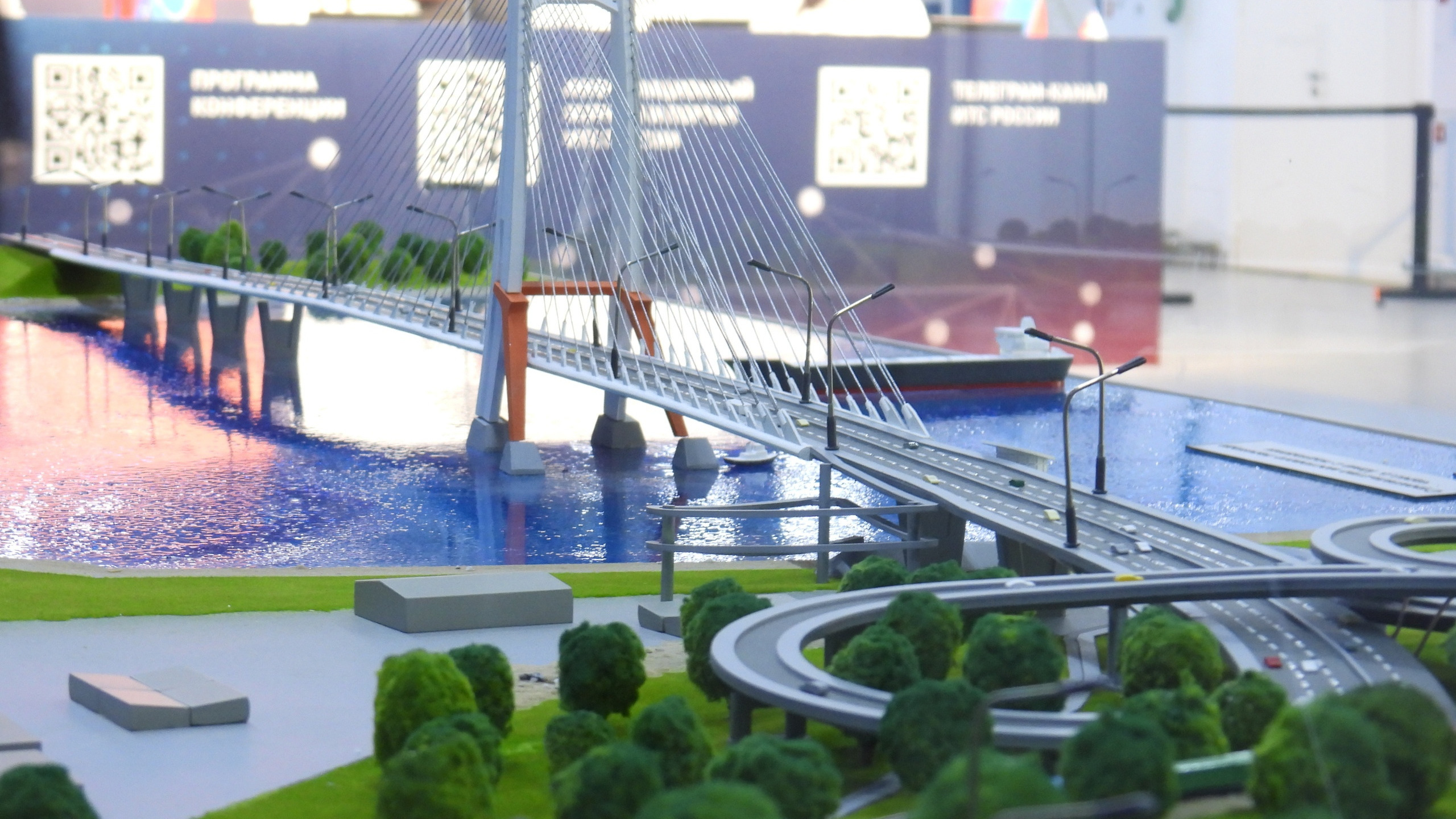 В Перми показали макет третьего моста через Каму. Но только частично