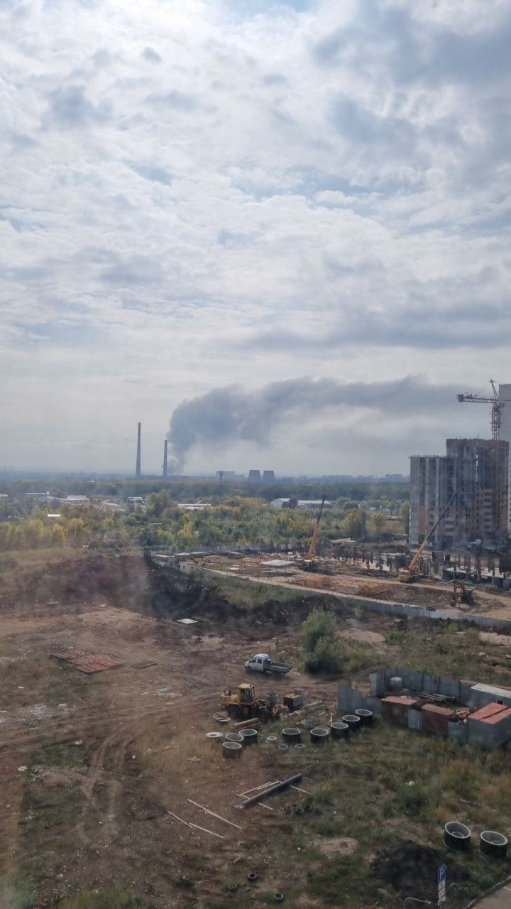 Пожар видно даже с 19-го км Московского шоссе
