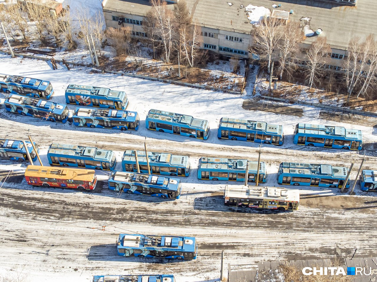 Только один из 30 подаренных Собяниным троллейбусов остался Чите