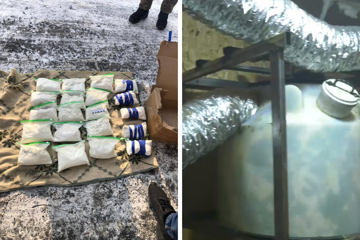 Двух красноярцев задержали с 35 килограммами синтетического наркотика