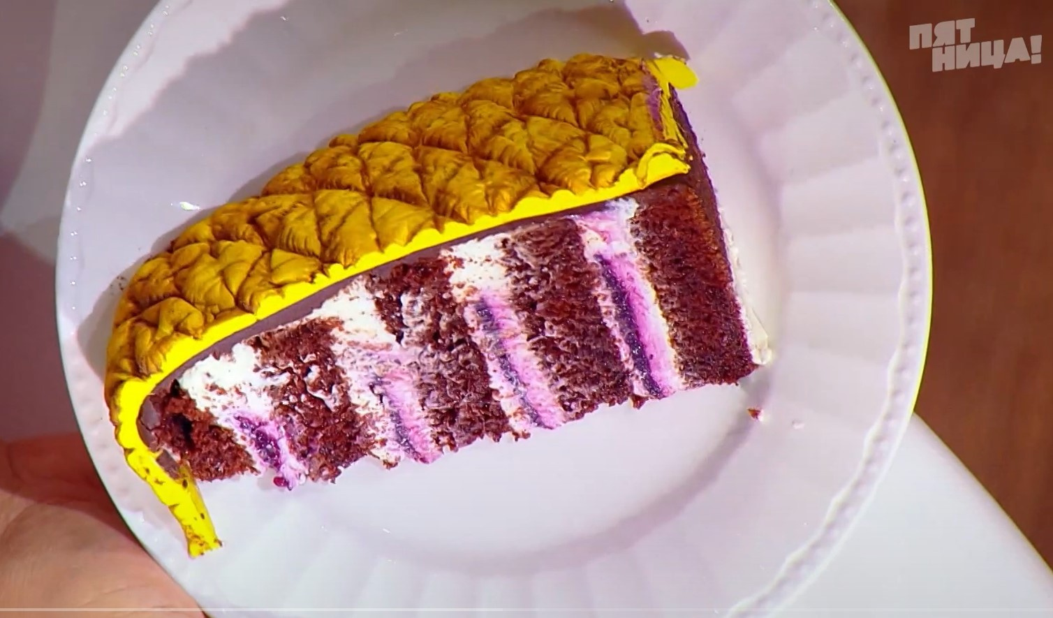 Торт Светланы в разрезе
