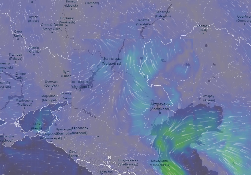 Карта циклонов оренбург