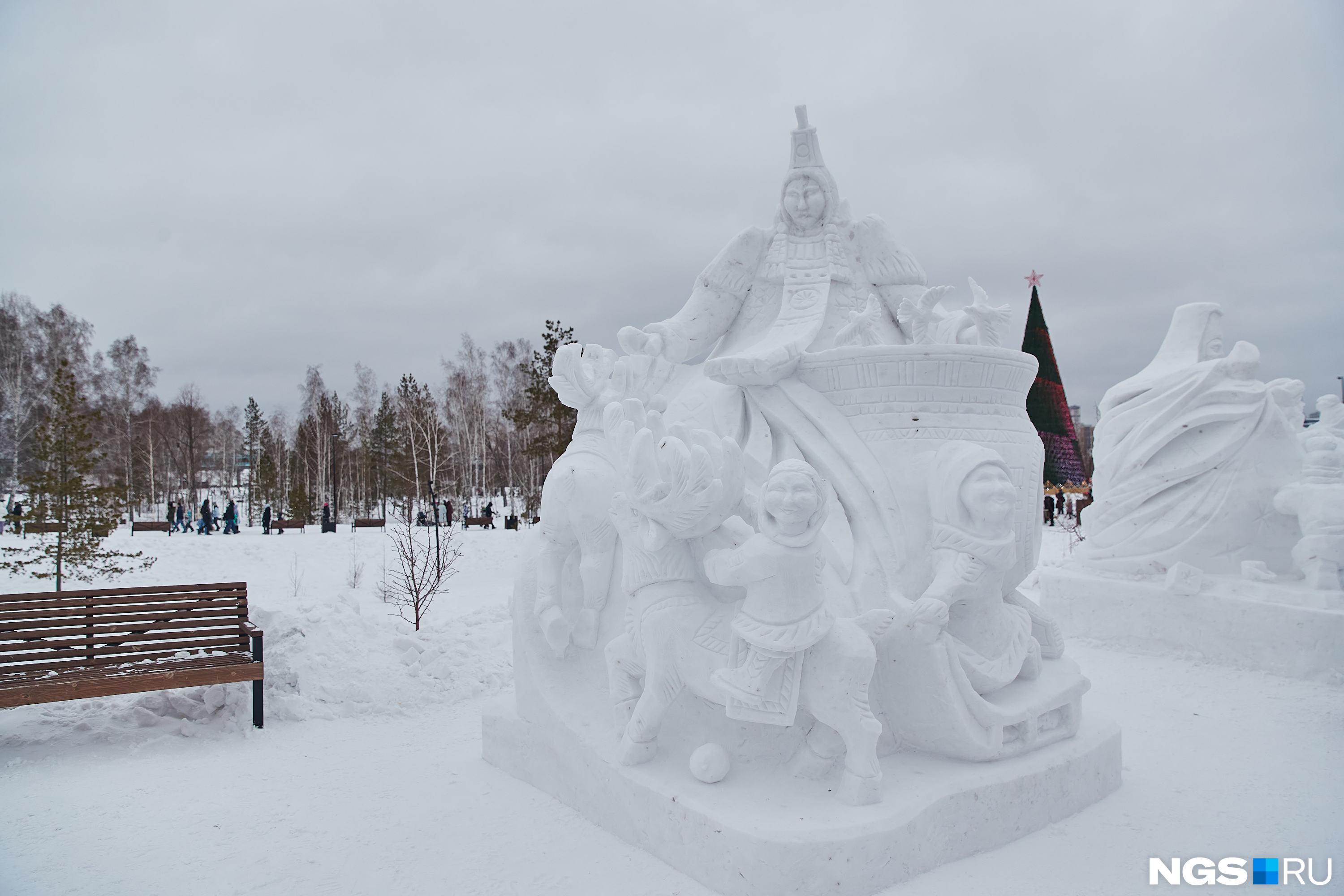 Первое место фестиваля заняли мастера снежного дела из Республики Саха (Якутия)