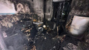 При пожаре в пятиэтажке на Куйбышева в Кургане погибла женщина