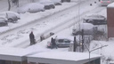 Челябинцы в разгар суперметели пересели на снегоходы и собачьи упряжки — удивительное видео