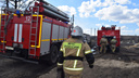 В Зауралье в Щучанском районе готовятся к эвакуации из-за пожара