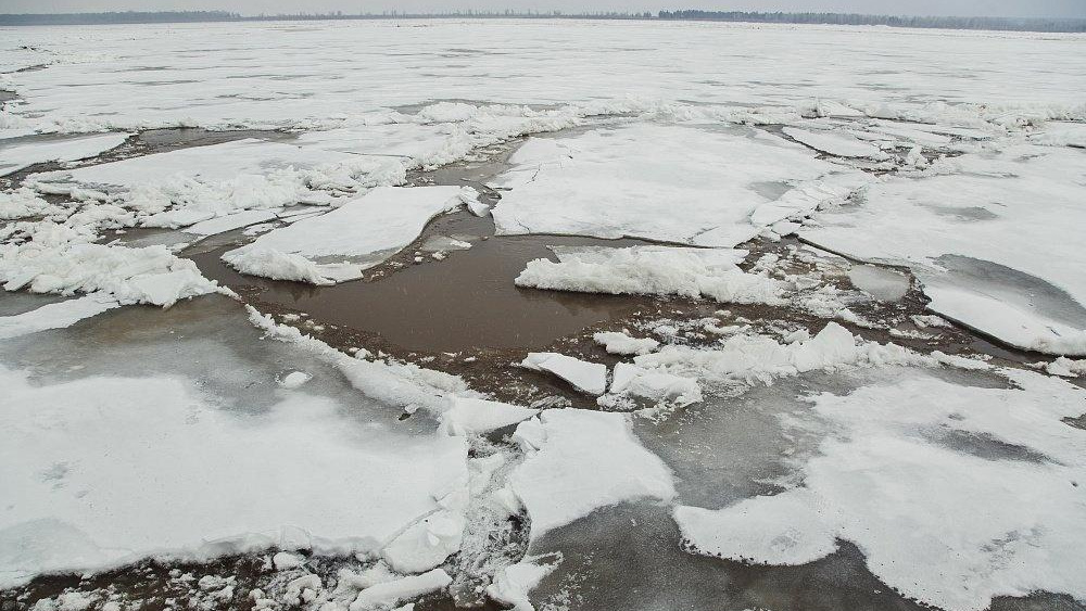 Спасатели уточнили дату ледохода в районе Сургута. По прогнозам, лед на Оби вскроется не раньше мая