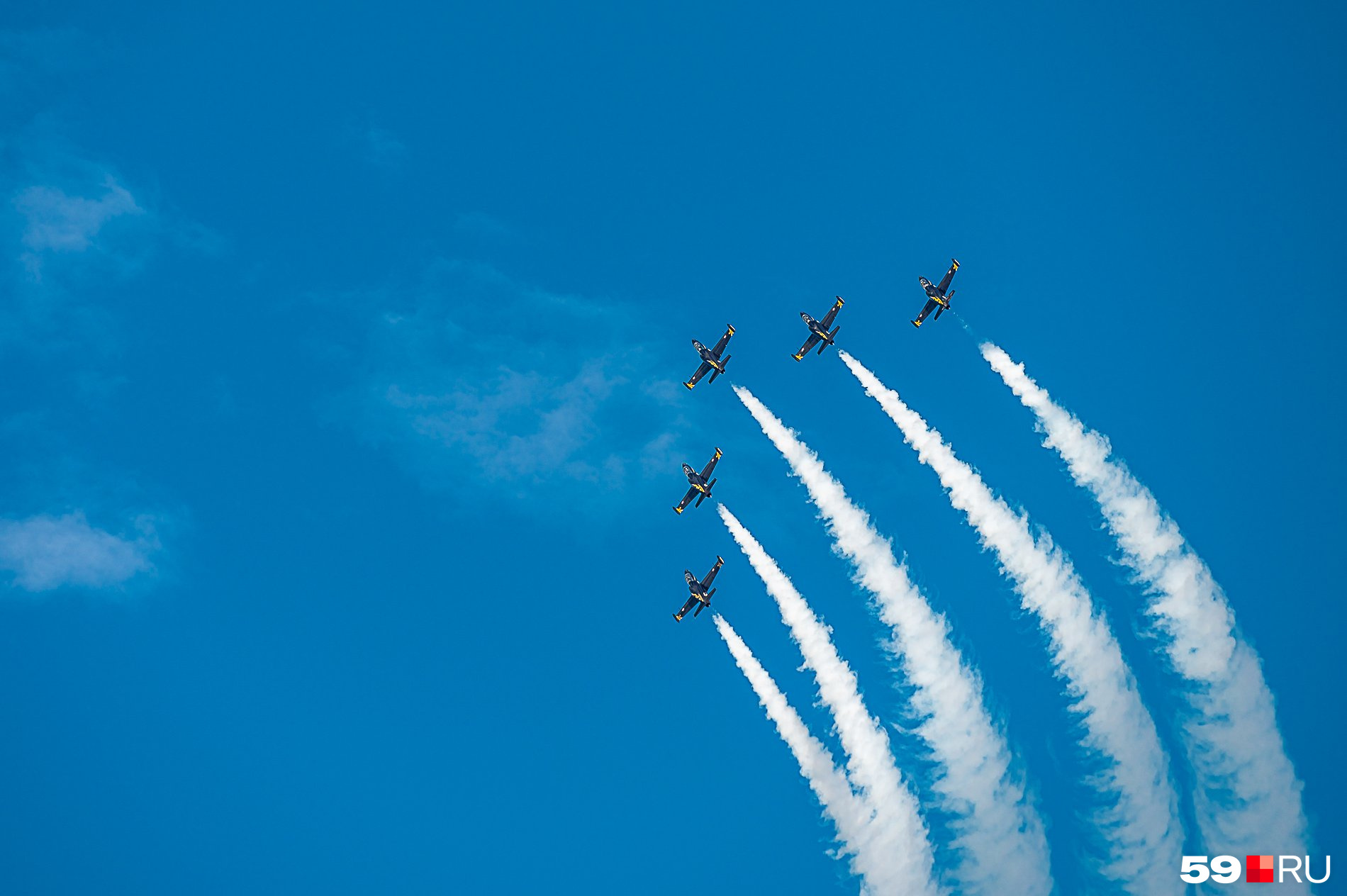 И снова групповой полет