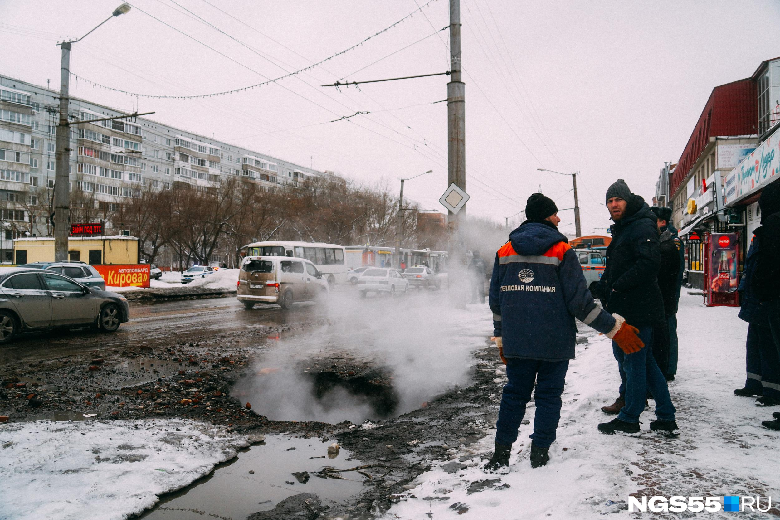 Три дома замерзают в забайкальском поселке из-за прорыва теплотрассы