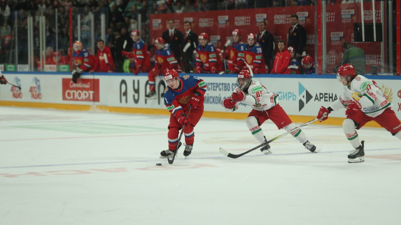 Молодежная сборная России по хоккею победила на Кубке Будущего в Новосибирске — фоторепортаж