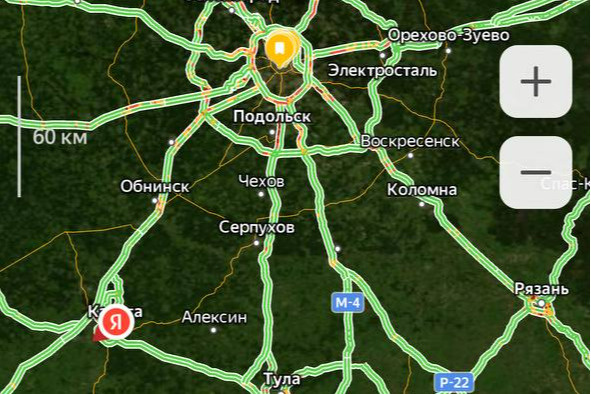 У московских вокзалов навигатор показывает горожанам, что они в Коломне