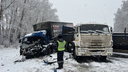 В аварии с двумя грузовиками погиб мужчина, который ехал из Шадринска в Екатеринбург