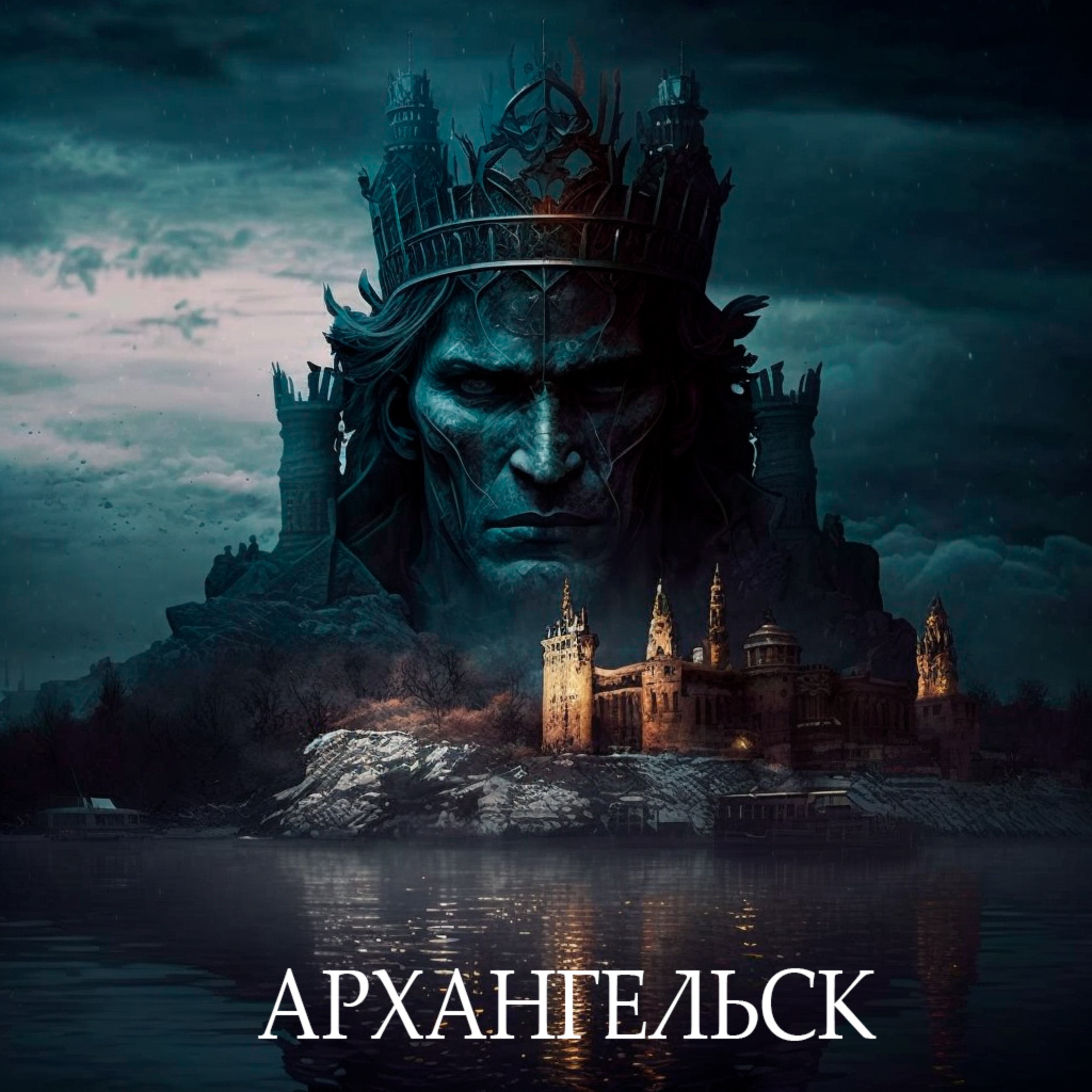 Одна из версий Архангельска — в виде то ли бога, то ли огромного замка Одна из версий Архангельска — в виде то ли бога, то ли огромного замка