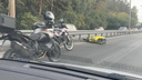 «Буквально пополам разорвало»: жесткое ДТП с мотоциклом произошло на Бердском шоссе