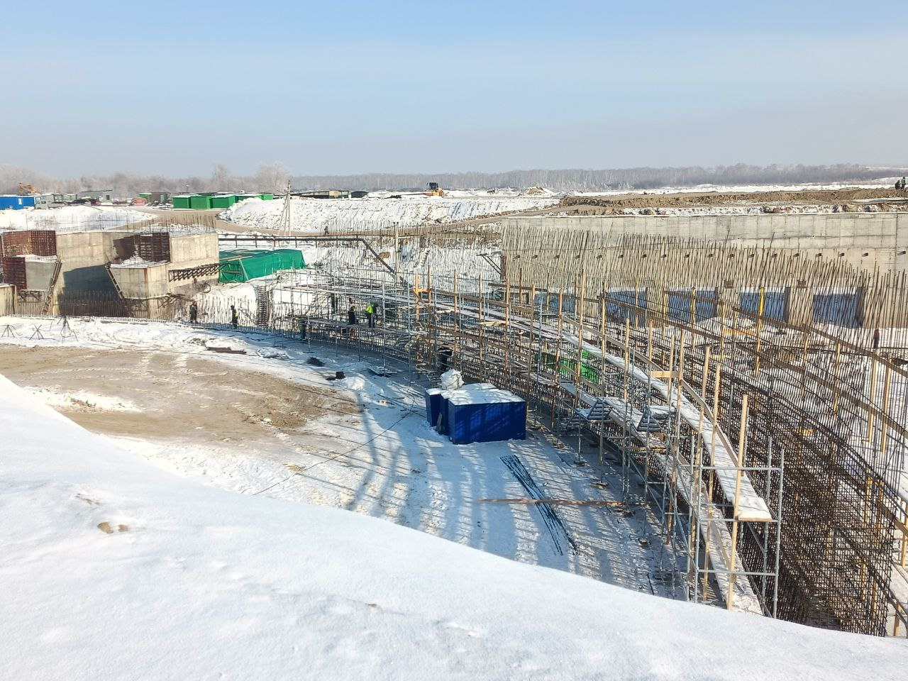 Подрядчик из Москвы запустил бетонный завод на Красногорском гидроузле
