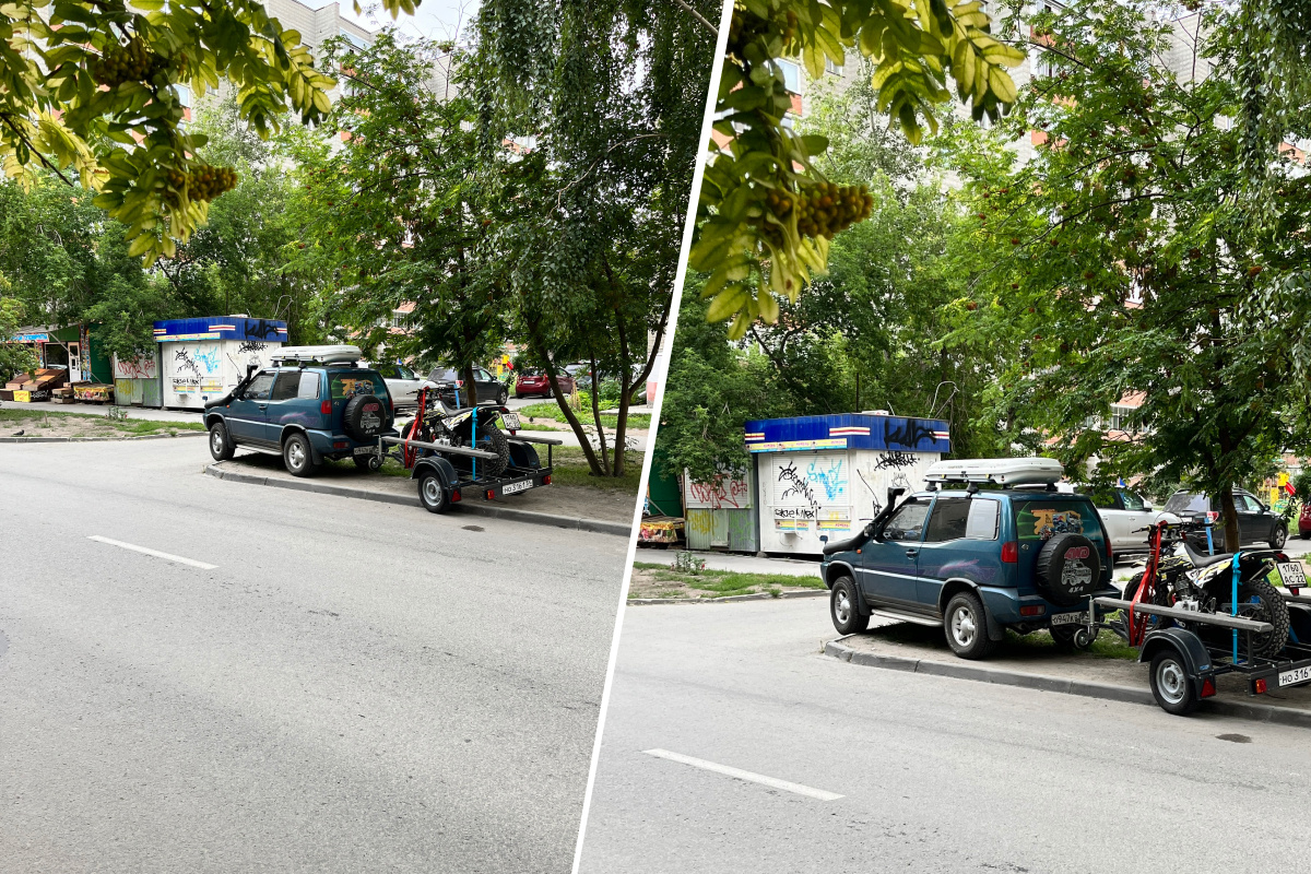 Хамская парковка с прицепом — это что-то новенькое Хамская парковка с прицепом — это что-то новенькое