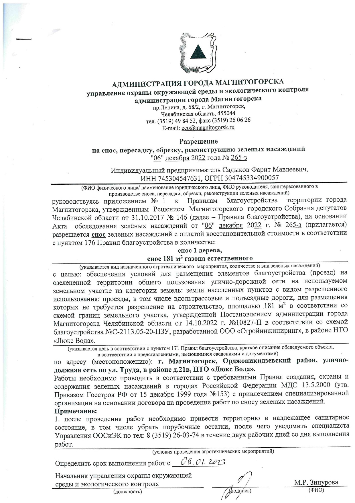 Ради киоска с водой снесли дерево и уничтожили газон в Магнитогорске - 16  июня 2023 - mgorsk.ru