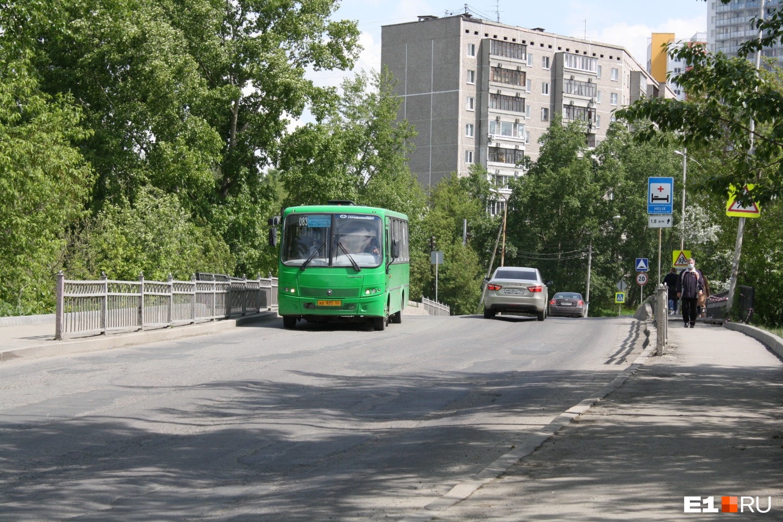 Схема движения автобуса 1