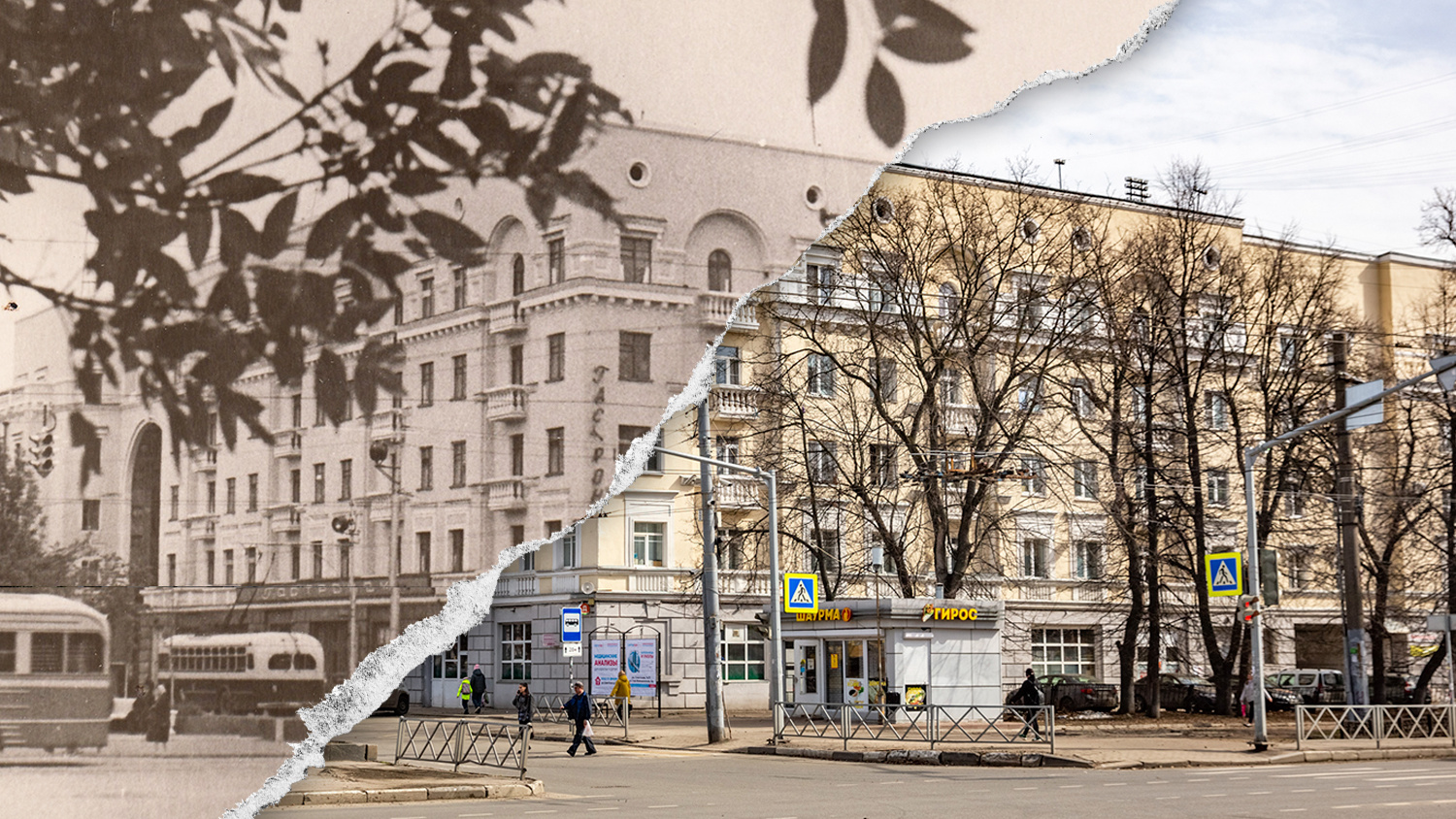 Во время войны попала бомба: как появился и что пережил уникальный дом с аркой в Ярославле