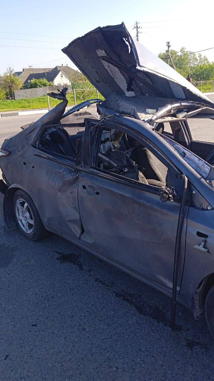 Новая атака на Белгородскую область: дрон-камикадзе поразил припаркованную машину, ранен человек