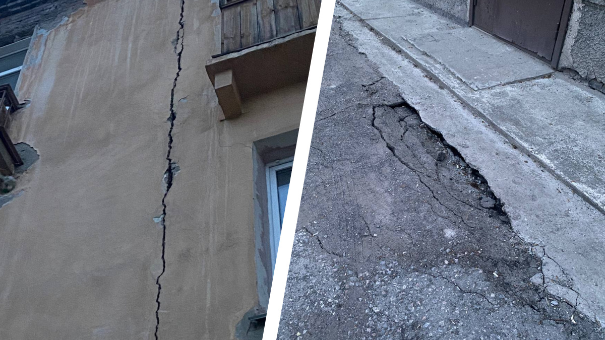 Стены разрушались три дня: 16 человек экстренно эвакуировали из дома на Саввы Кожевникова из-за трещин шириной с кулак — видео