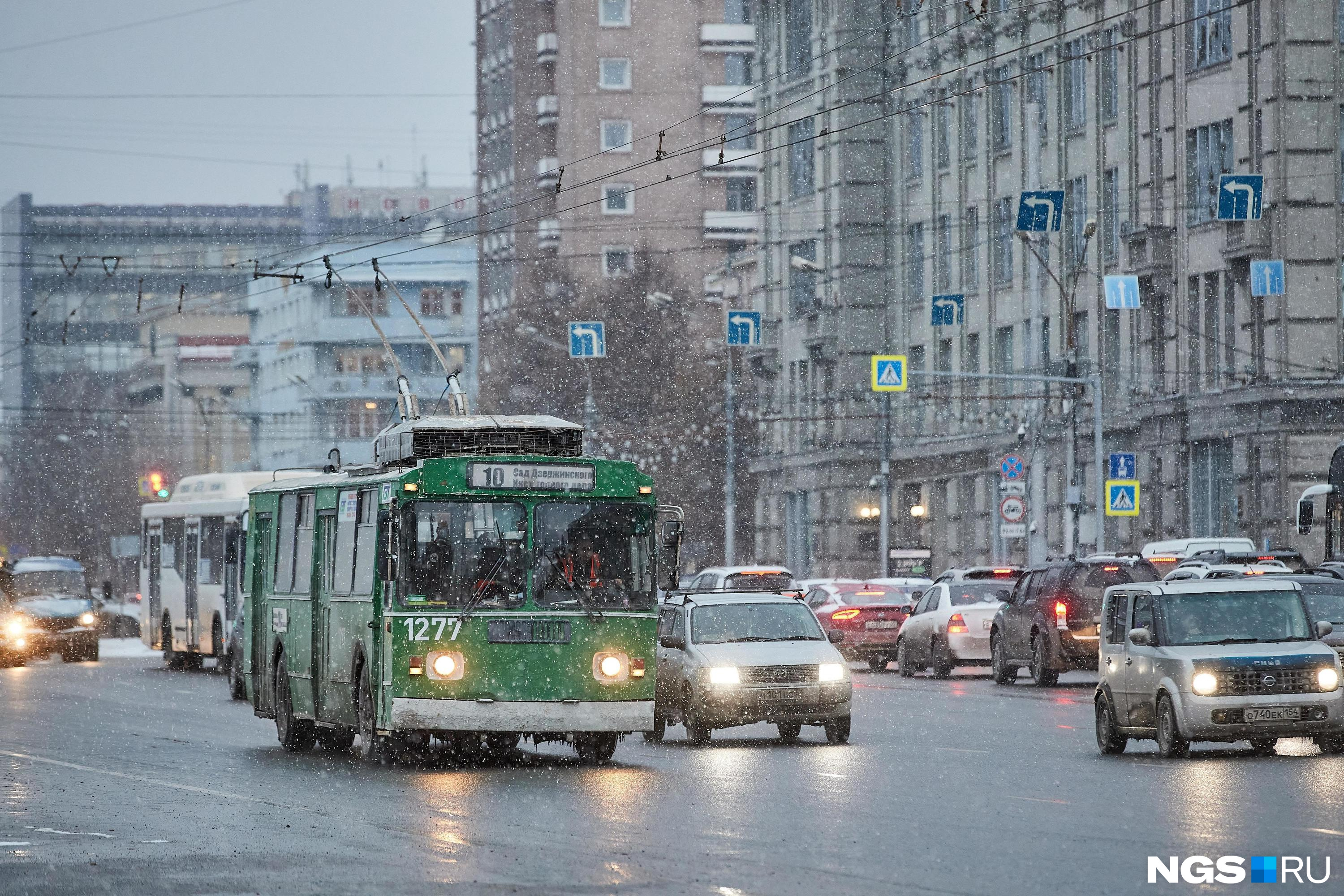 Общественный транспорт изменит схему движения в центре Новосибирска в  январе - 29 декабря 2023 - НГС