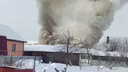 Сильный пожар в Зубчаниновке: сгорел частный дом — видео