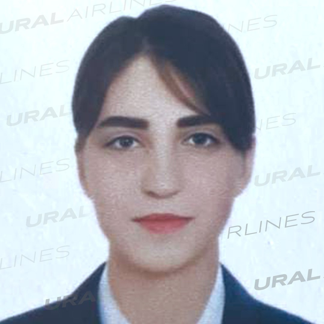 Бортпроводник <b class="_">Гумметова Айша Руадовна</b>, 22 года. В «Уральских авиалиниях» работает с 2021 года. Хобби: пение, чтение книг Бортпроводник <b class="_">Гумметова Айша Руадовна</b>, 22 года. В «Уральских авиалиниях» работает с 2021 года. Хобби: пение, чтение книг