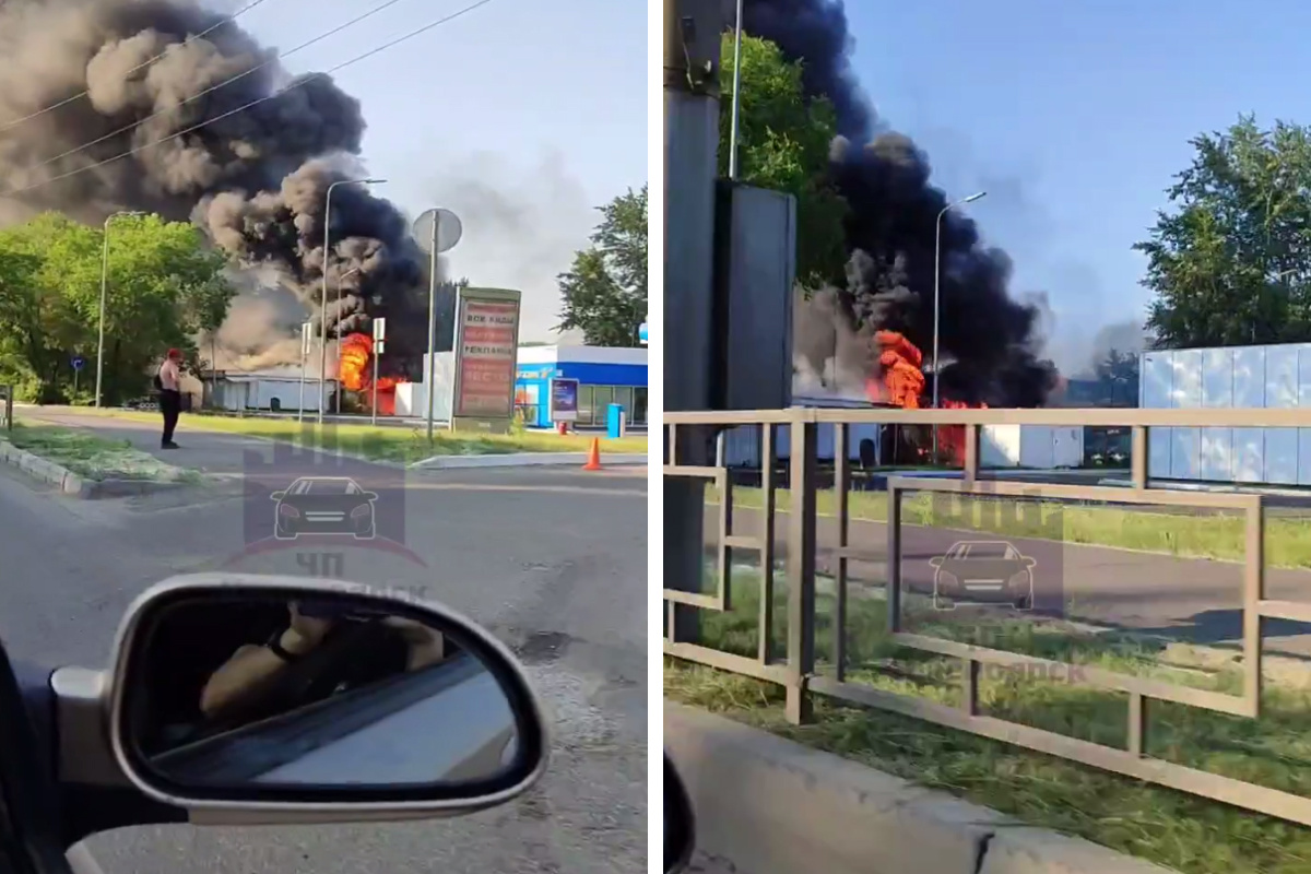 «Да этот гадюшник давно надо было сжечь»: в Красноярске горит фирма выкупа автомобилей