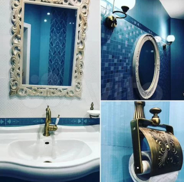 Отделка одного из туалетов