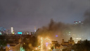 Мощный пожар на северо-западе Москвы. Горит недалеко от конструкторского бюро Сухого
