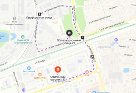 Маршрут жительницы раньше Маршрут жительницы раньше