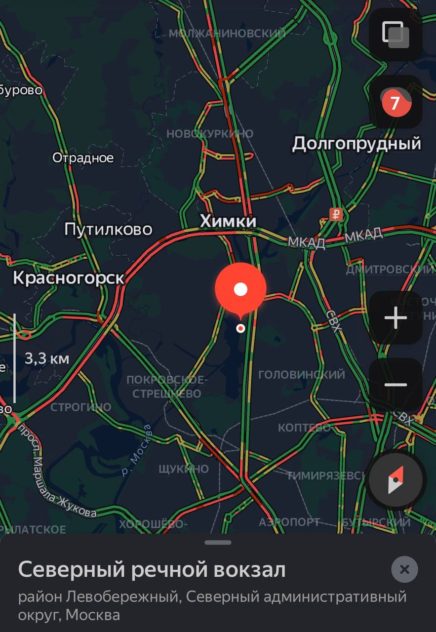 Карта пробок на мкаде в москве сейчас