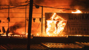 Пожар на рынке «Темерник» потушен за девять часов