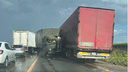 Шестикилометровая пробка образовалась из-за ДТП на трассе между Ростовом и Таганрогом