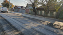 В Кургане снимают асфальт по улице Карельцева