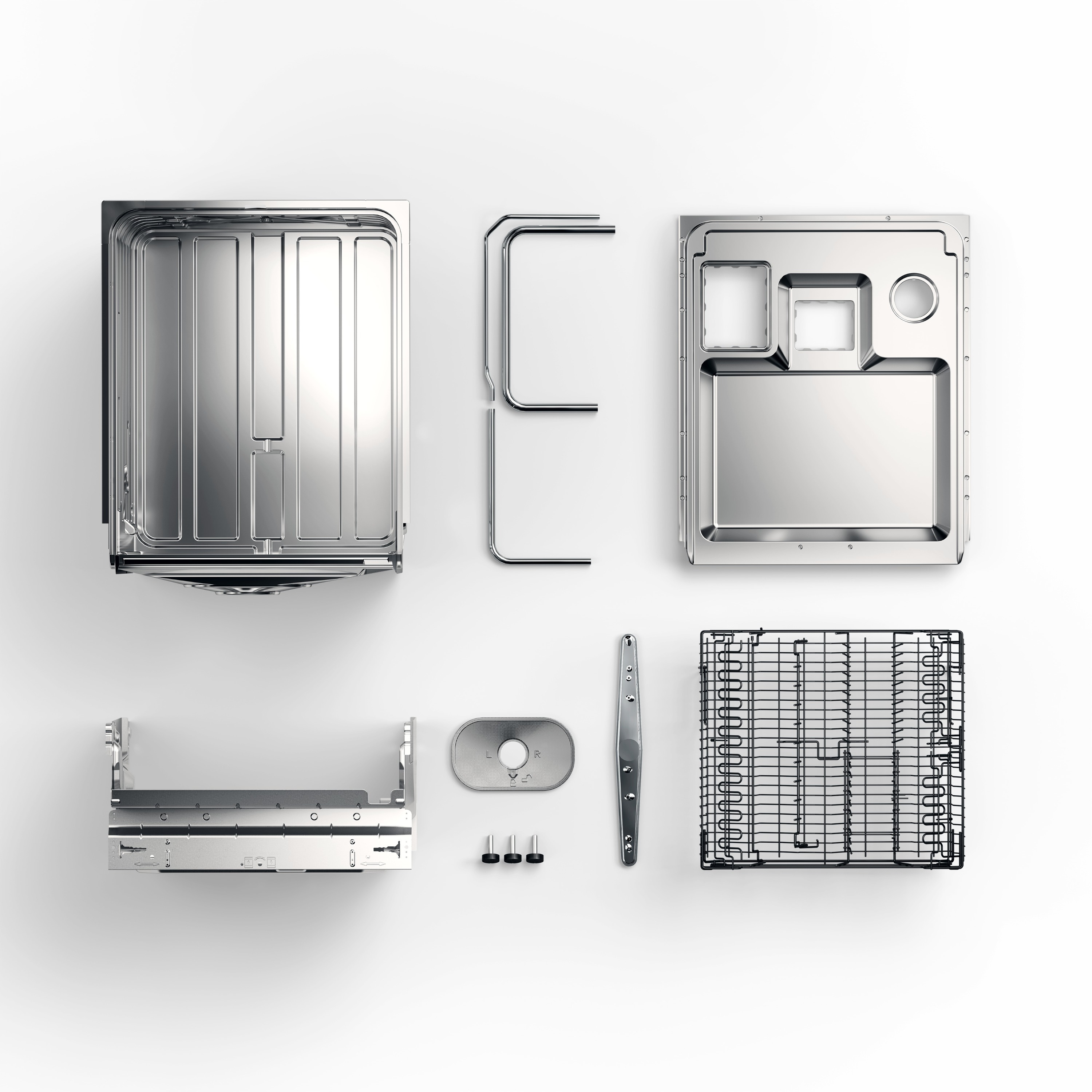 8 самых важных компонентов посудомоечной машины изготовлены из высококачественной стали