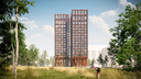 В центре Нижнего Новгорода построят 17-этажный дом на «ножках». Как он будет выглядеть