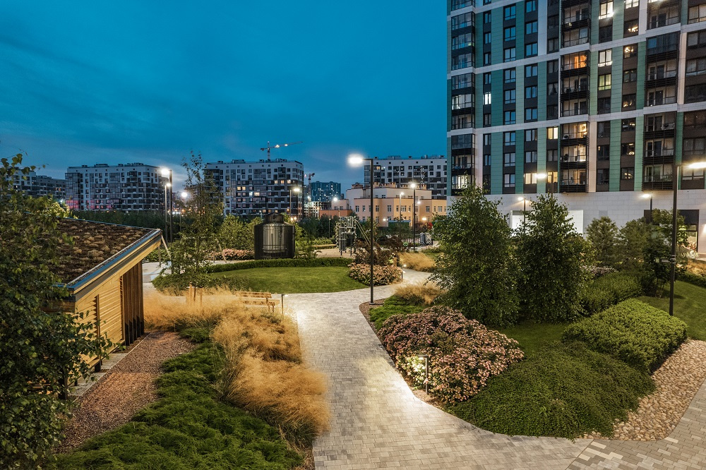 Компонент Color Dynamic отвечает за круглогодичное разнообразие в озеленении