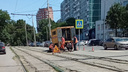 На Сельмаше из-за ремонта путей встали трамваи
