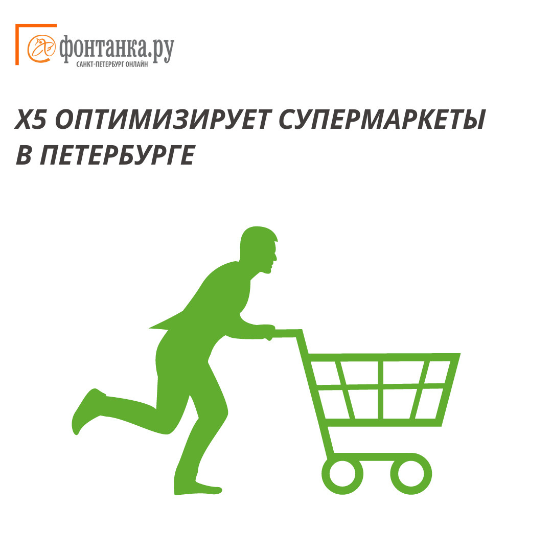 Избавиться от всего лишнего. X5 оптимизирует супермаркеты в Петербурге