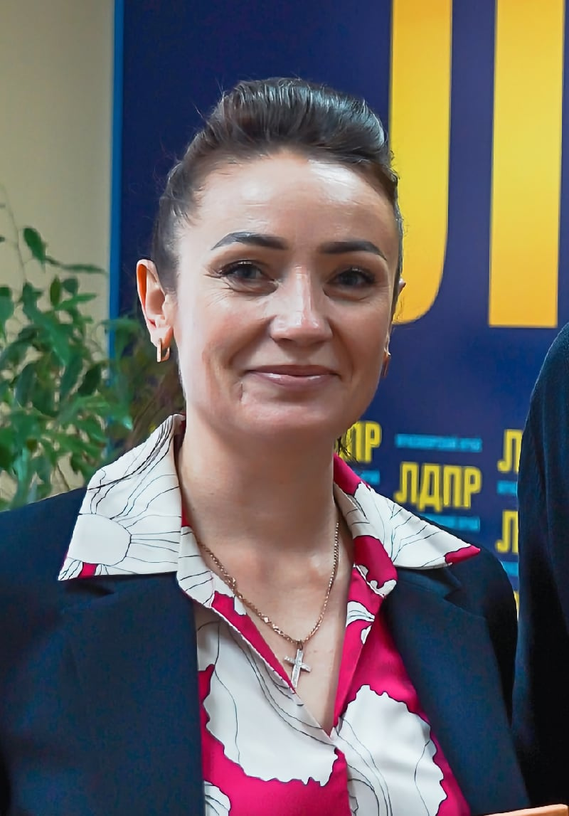 Нина Калинина на одном из партийных мероприятий либерал-демократов в Красноярске Нина Калинина на одном из партийных мероприятий либерал-демократов в Красноярске