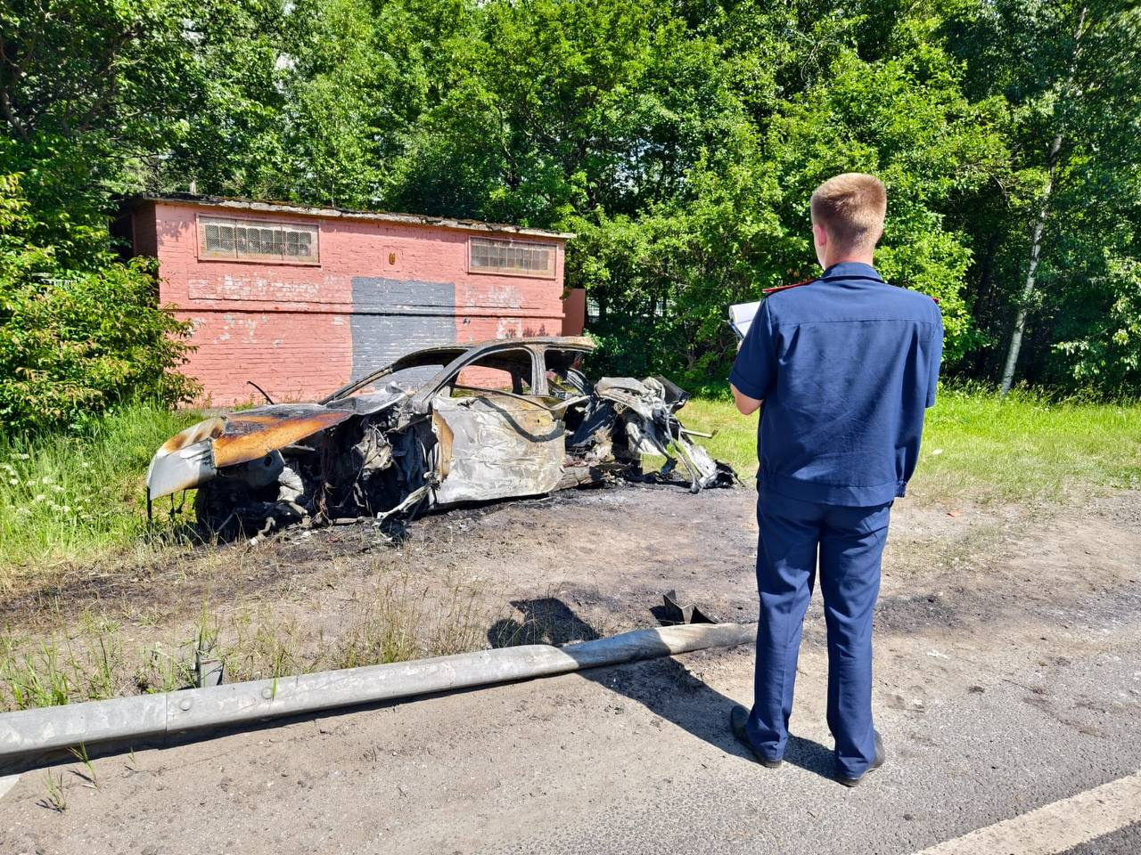 Сотрудника ДПС арестовали после ДТП с пожаром на Приморском, где погибли три пассажирки