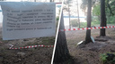 В Ярославской области под видом полиции огородили лентой участок берега, где удобно жарить шашлыки