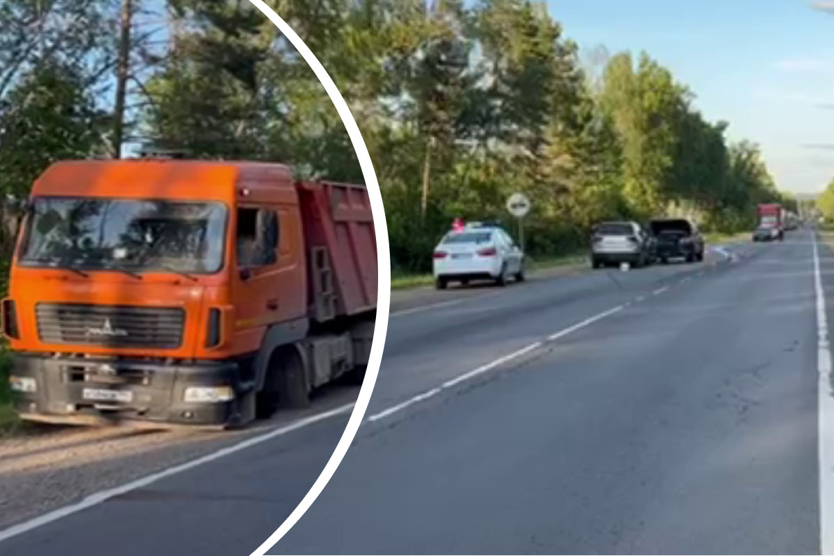 Зачем водители фур наезжают на брусок передним колесом