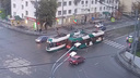В Челябинске столкнулись два трамвая