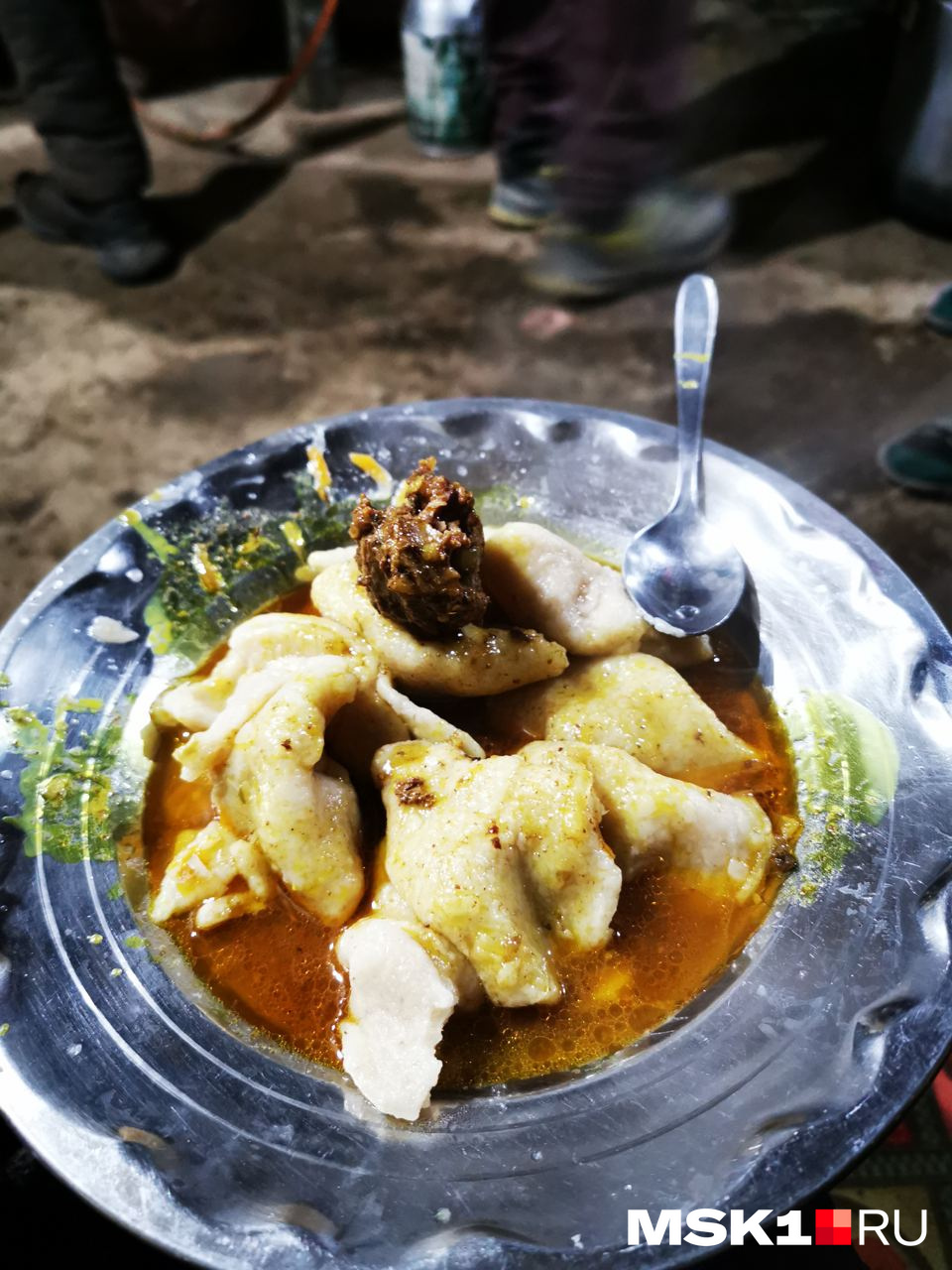 Национальное блюдо с мясом яка Национальное блюдо с мясом яка