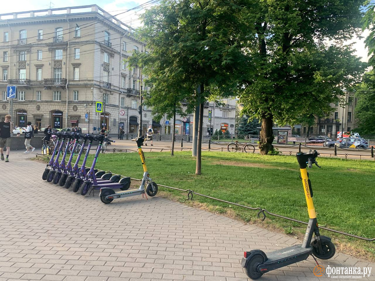 В каких районах Петербурга запретят движение электросамокатов на время  ПМЭФ-2024 - 3 июня 2024 - ФОНТАНКА.ру