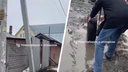 «Еле выбралась»: сибирячка провалилась в колодец в Новосибирске — он был под лужей